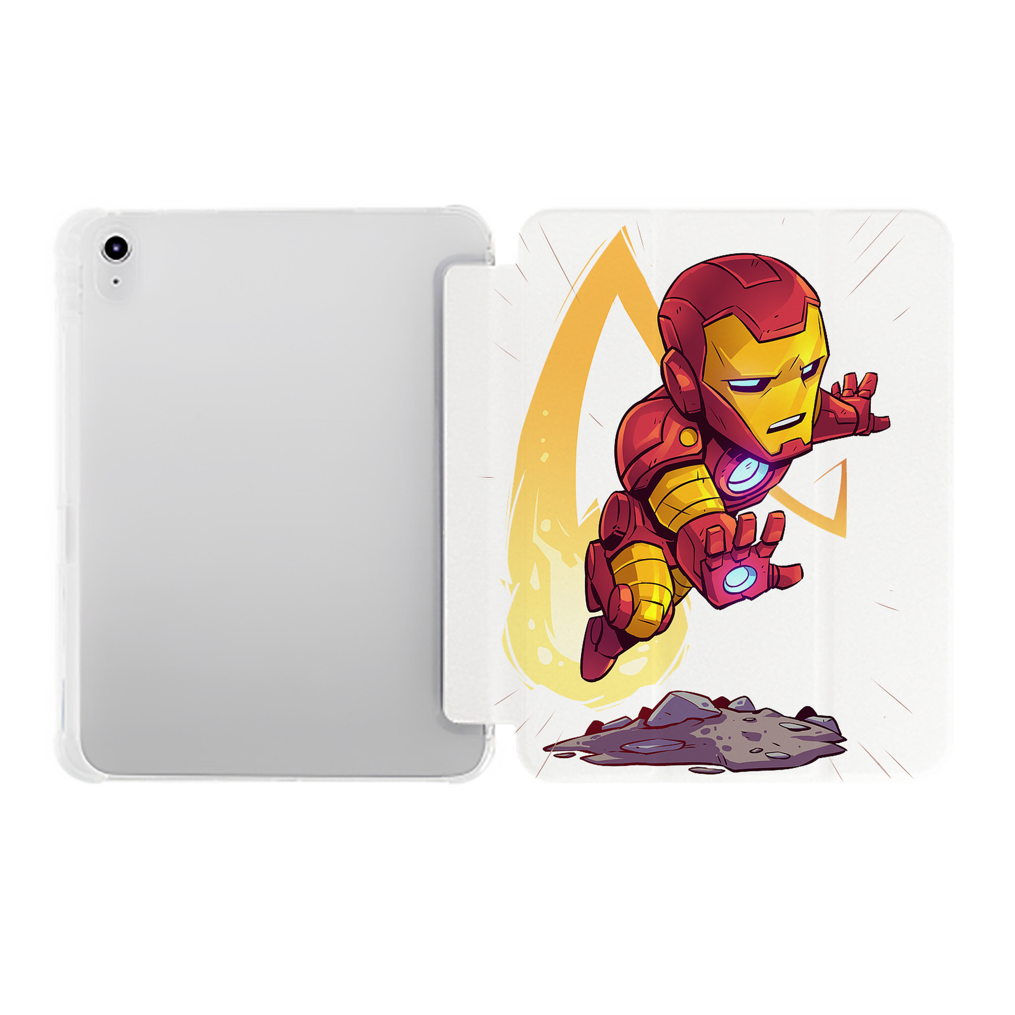 （画像用） アベンジャーズ The Avengers IPad ケース ペン収納付き 三つ折りスタンド PUレザー×シリコン 対応機種9.5/10.5/10.9インチ